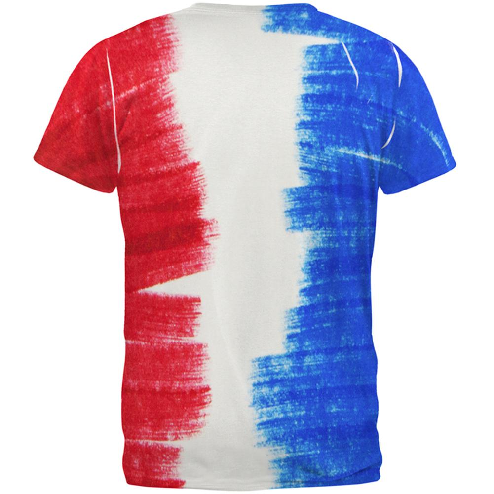 Color Me French All Over Mens T Shirt Men's T-Shirts Old Glory   