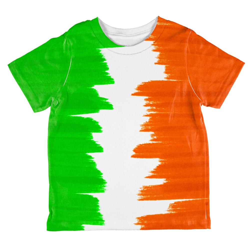 St Patrick's Day Color Me Irish All Over Toddler T Shirt Toddler T-Shirts Old Glory 2T Multi 