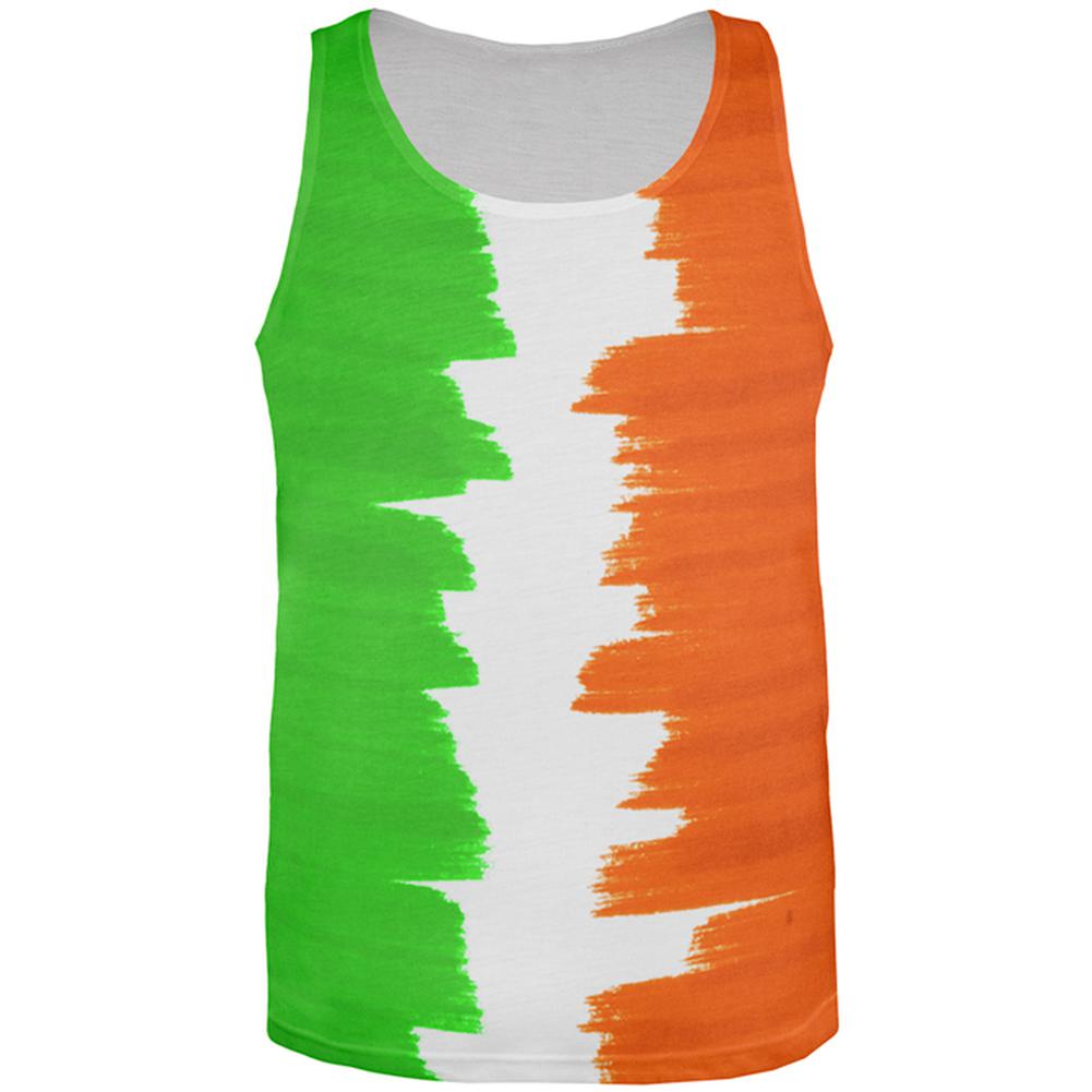 St Patrick's Day Color Me Irish All Over Mens Tank Top Men's Tank Tops Old Glory 2XL Multi 