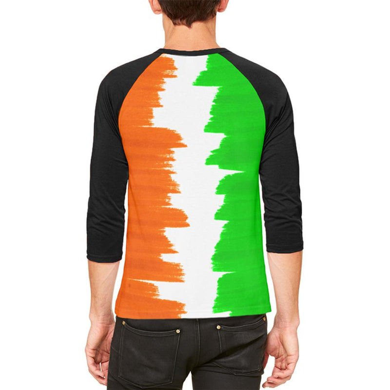 St Patrick's Day Color Me Irish Mens Raglan T Shirt Men's T-Shirts Old Glory   