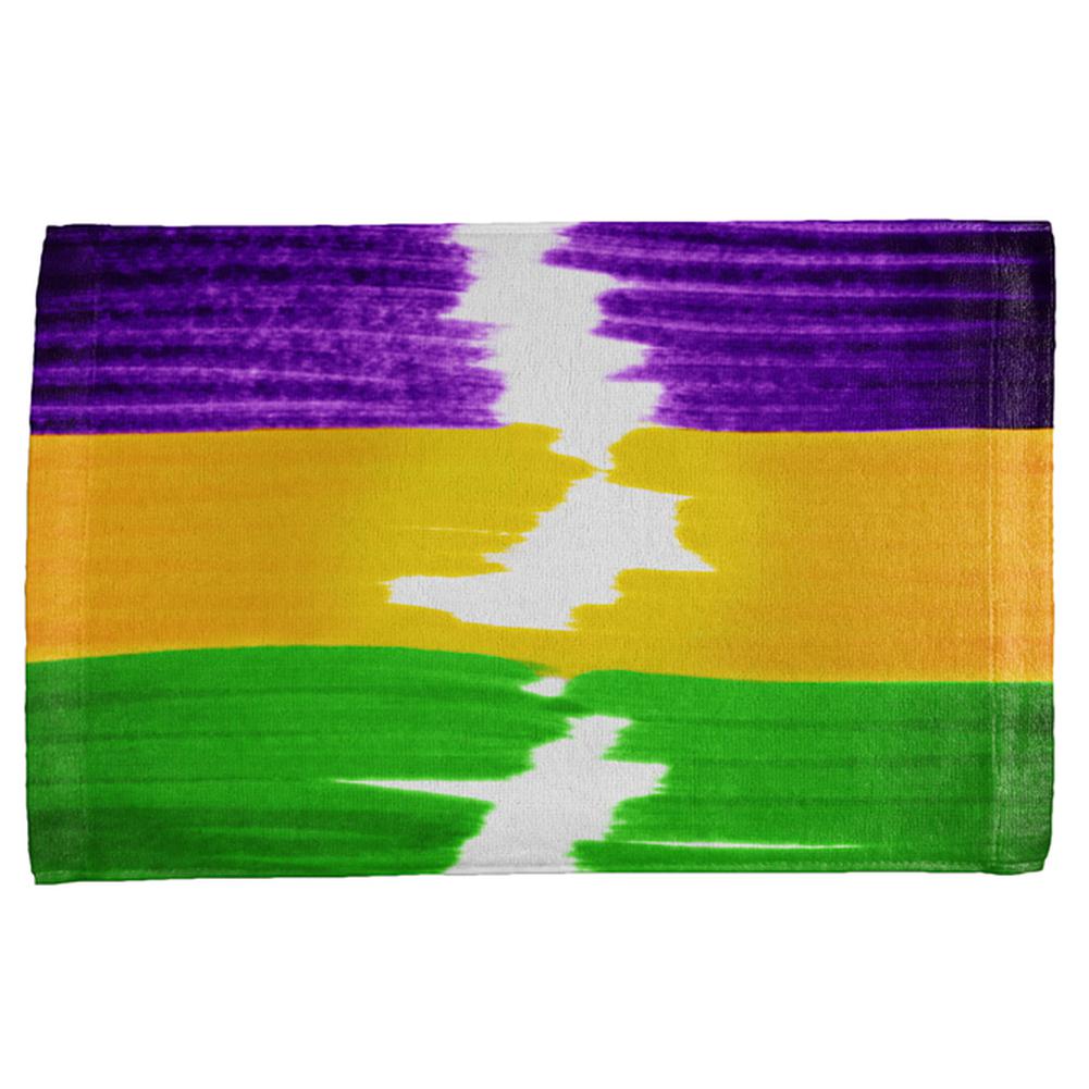 Mardi Gras Color Me Cajun All Over Hand Towel Hand Towel Old Glory OS Multi 