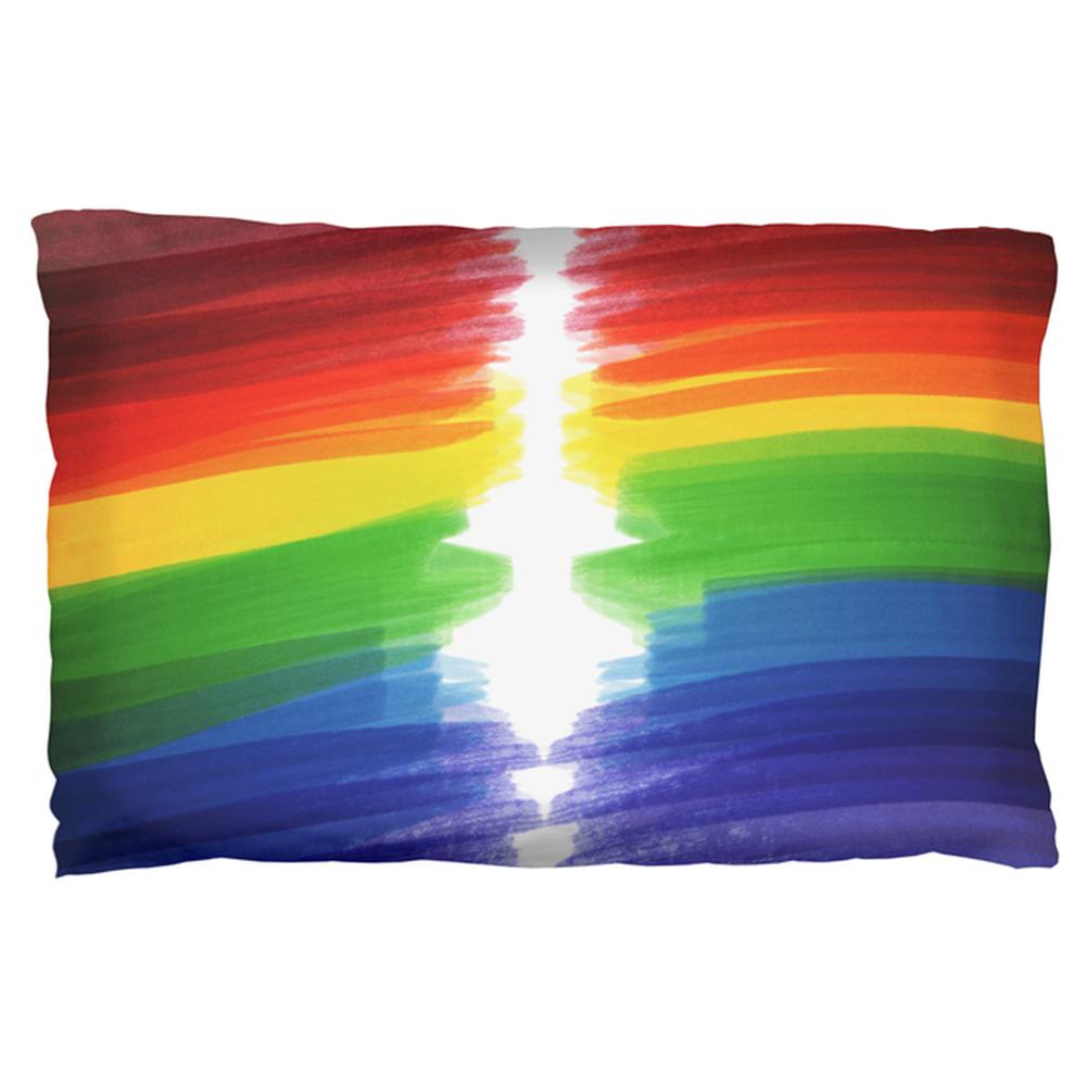 Color Me Gay Lesbian Pride Pillow Case Pillowcases Old Glory OS Multi 