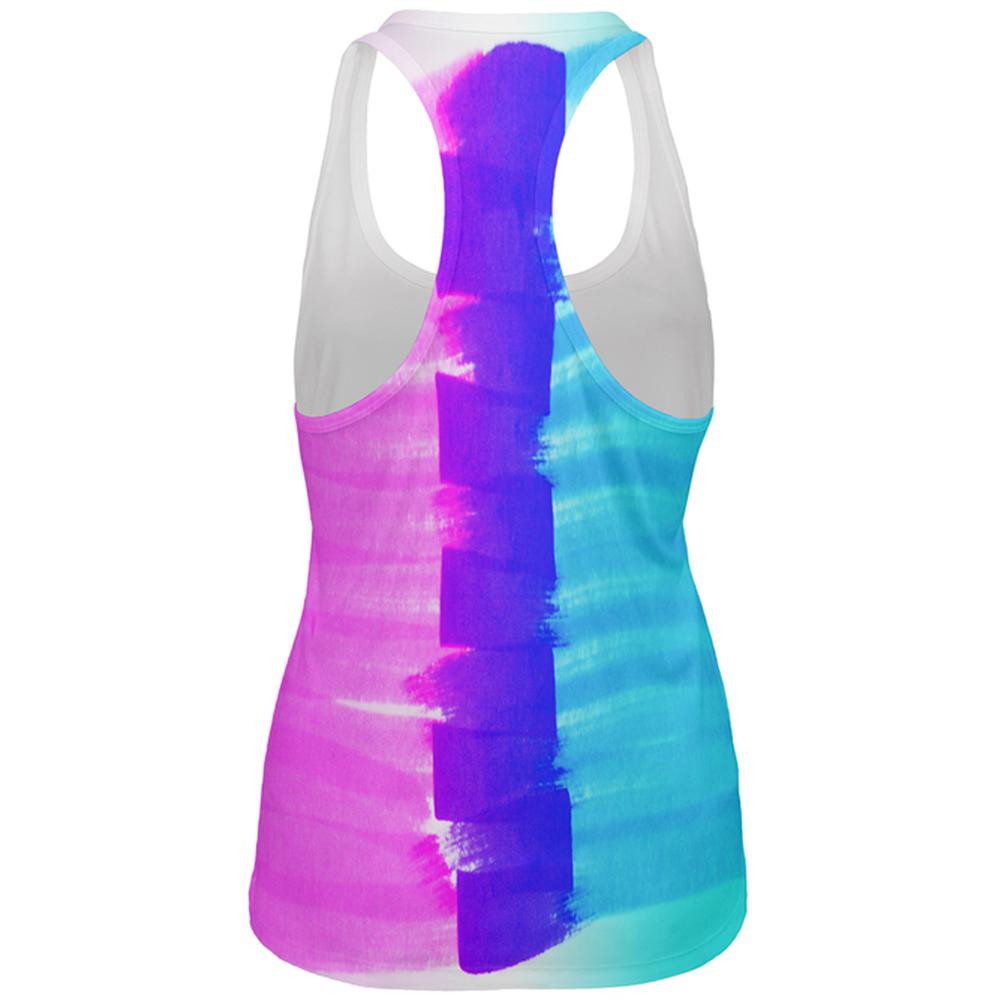 Color Me Transgender All Over Womens Work Out Tank Top Women's Tank Tops Old Glory   