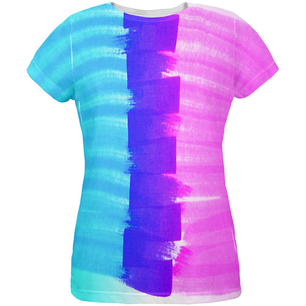 Color Me Transgender All Over Womens T Shirt Women's T-Shirts Old Glory 2XL Multi 