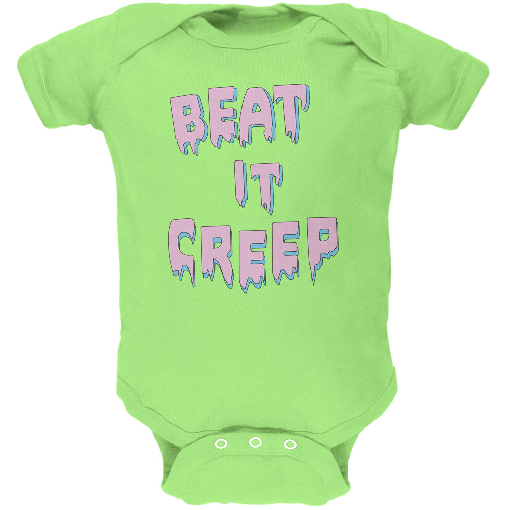 Halloween Beat it Creep Soft Baby One Piece Baby One Piece Old Glory 12M Key Lime 