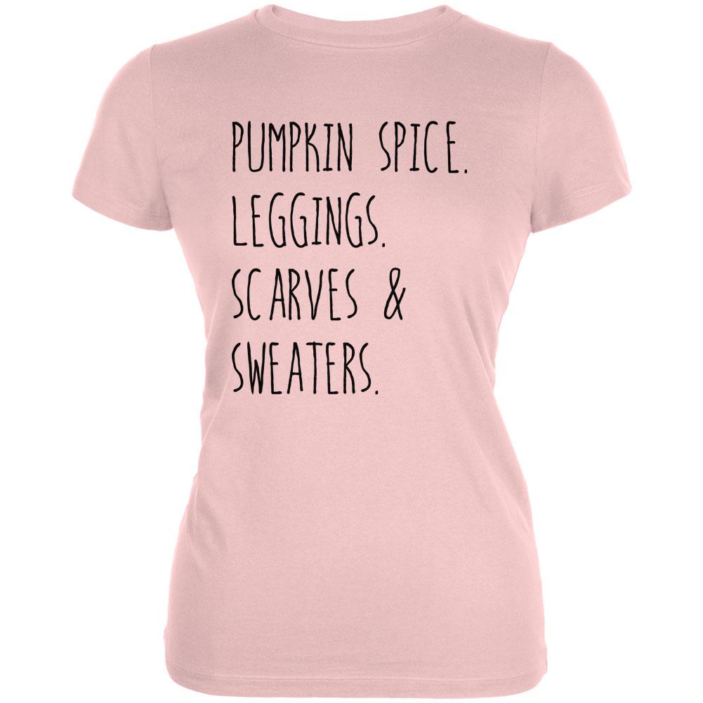 Halloween Pumpkin Spice Leggings Scarves and Sweaters Juniors Soft T Shirt Juniors T-Shirts Old Glory 2XL Pink 