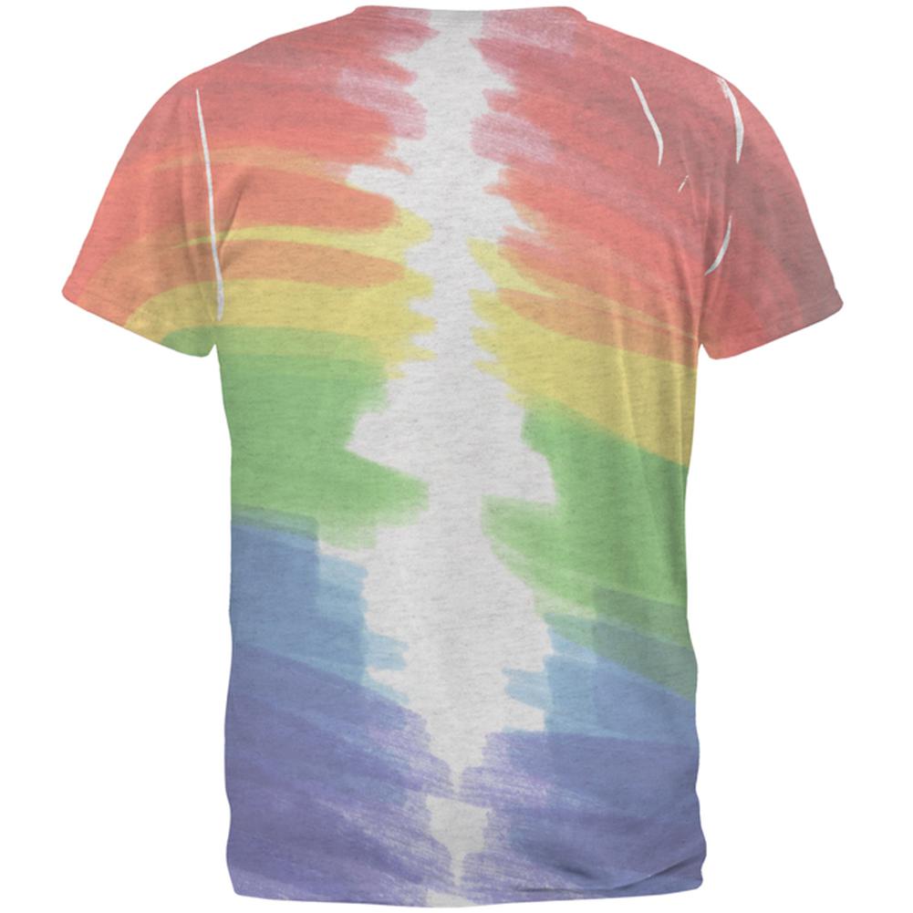 Color Me Gay Lesbian Pride Mens Soft V-Neck T Shirt Men's T-Shirts Old Glory   