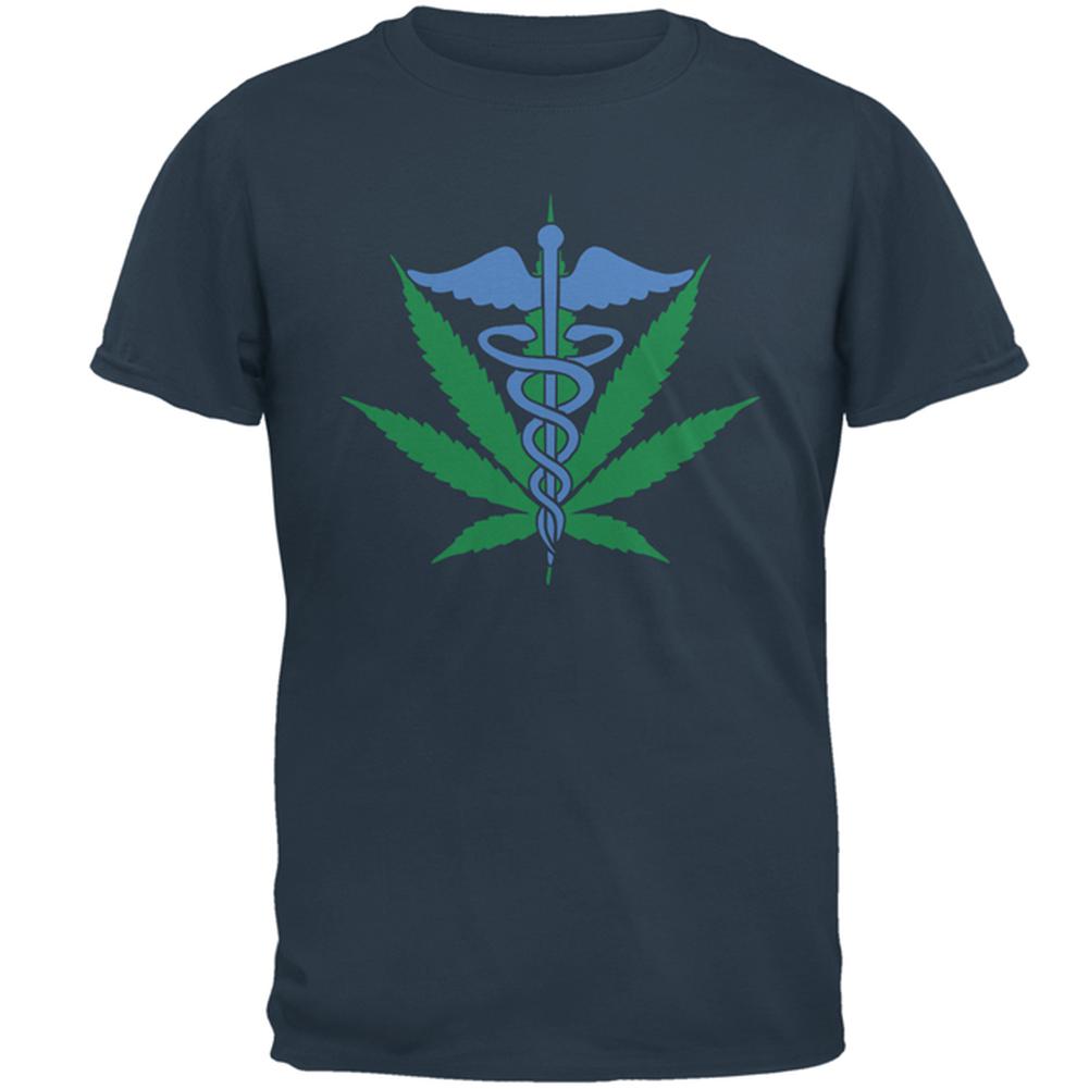 Support Medical Marijuana Legalize It Mens T Shirt Men's T-Shirts Old Glory LG Denim 