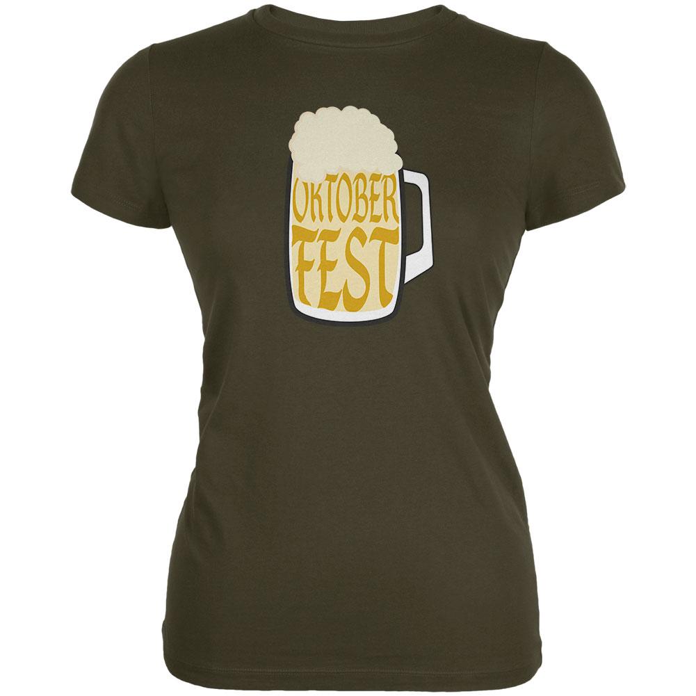 Oktoberfest German Beer Stein Juniors Soft T Shirt Juniors T-Shirts Old Glory 2XL Army 