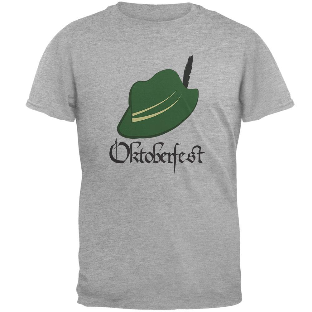 Oktoberfest German Folk Hat Mens T Shirt Men's T-Shirts Old Glory 2XL Heather 