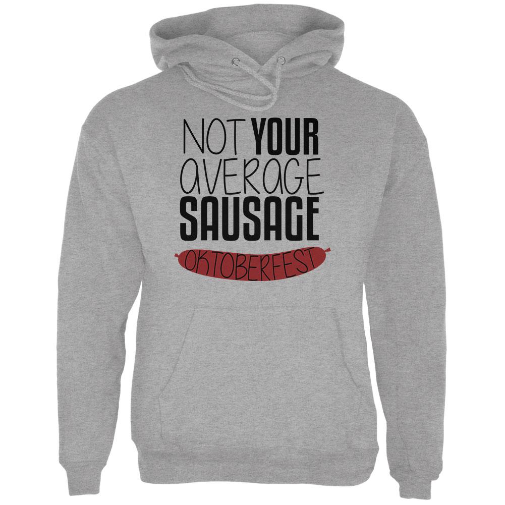 Oktoberfest Not Your Average Sausage German Bratwurst Mens Hoodie Men's Hoodies Old Glory 2XL Storm Grey 