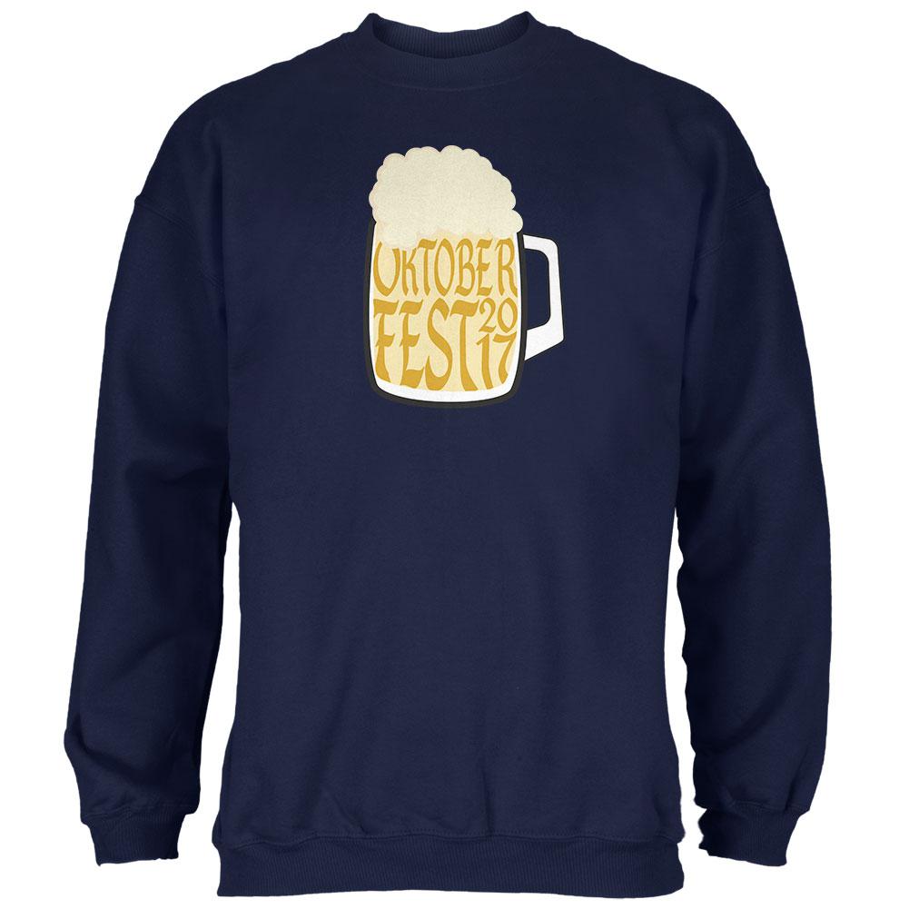 Oktoberfest German Beer Stein 2017 Mens Sweatshirt Men's Sweatshirts Old Glory 2XL Navy 