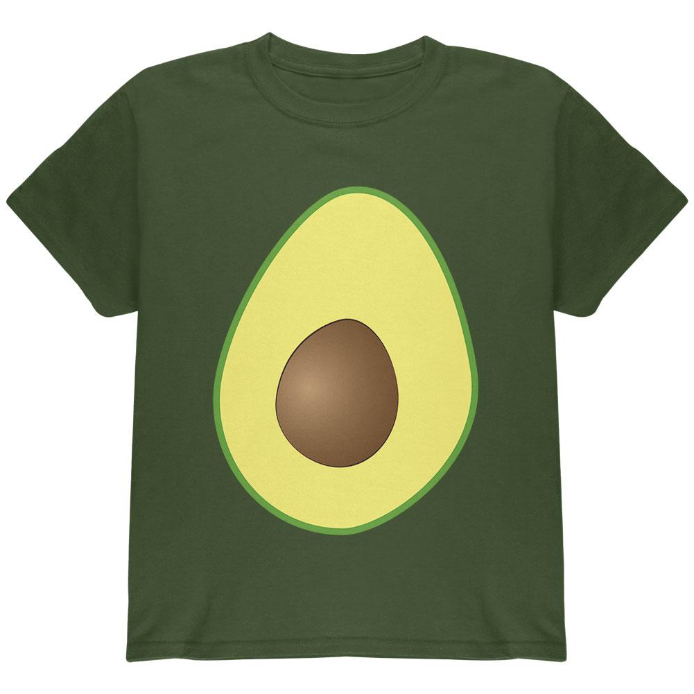 Halloween Avocado Costume Youth T Shirt Youth T-Shirts Old Glory LG Military Green 