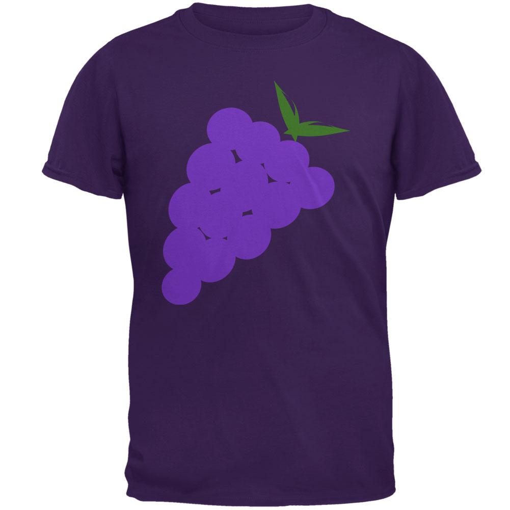 Halloween Purple Grape Costume Mens T Shirt Men's T-Shirts Old Glory 2XL Purple 