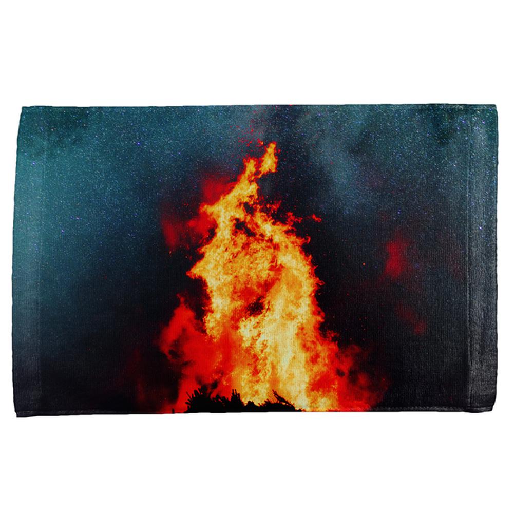 Autumn Fall It's Bonfire Season All Over Hand Towel Hand Towel Old Glory OS Multi 