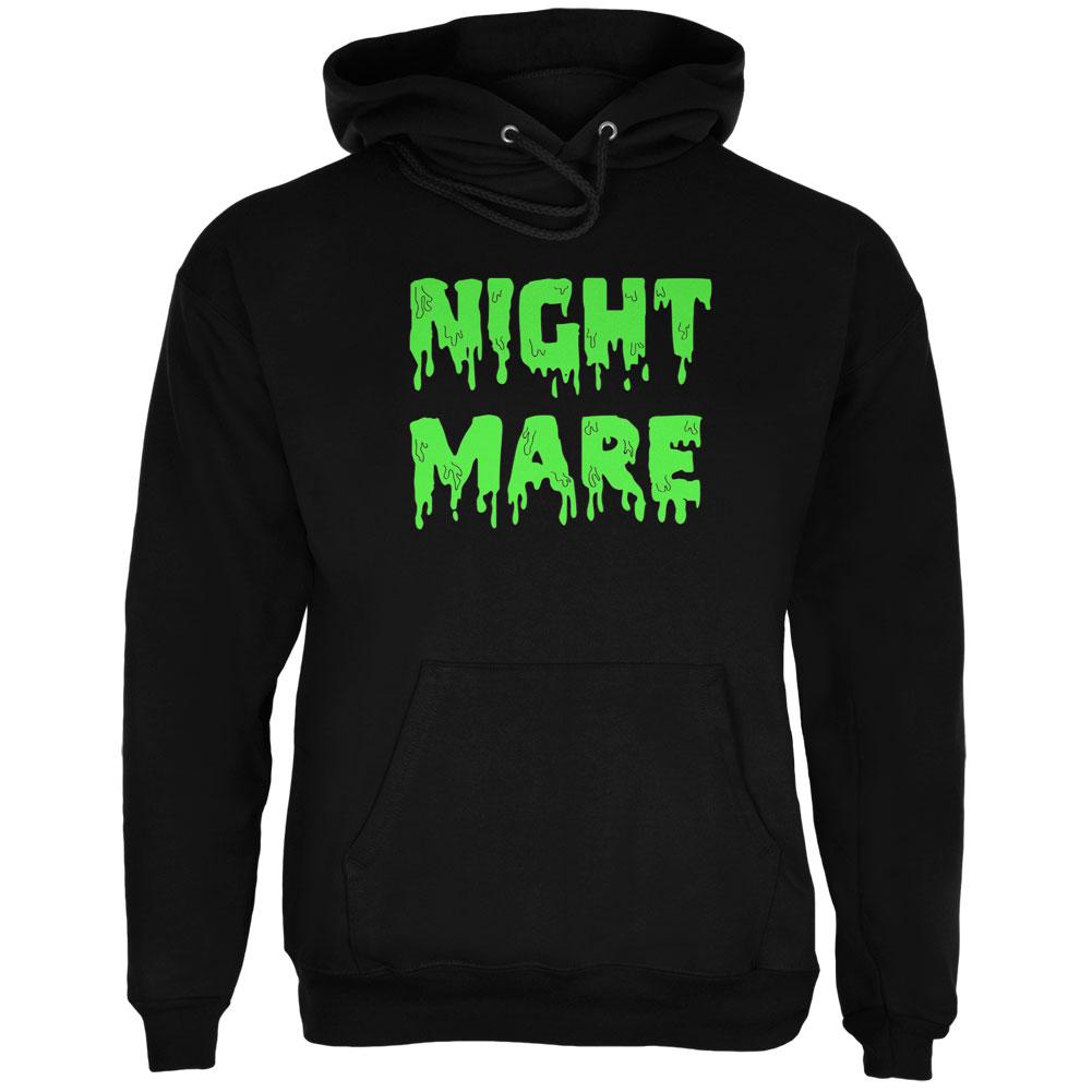 Halloween Nightmare Horror Slime Dripping Text Mens Hoodie Men's Hoodies Old Glory 2XL Black 