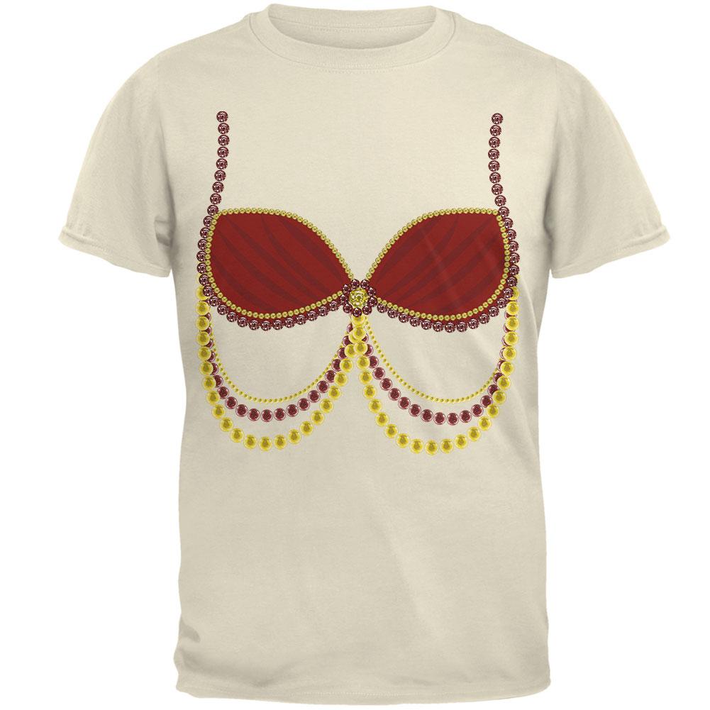 Halloween Arabian Belly Dancer Red Costume Mens T Shirt Men's T-Shirts Old Glory 2XL Natural 