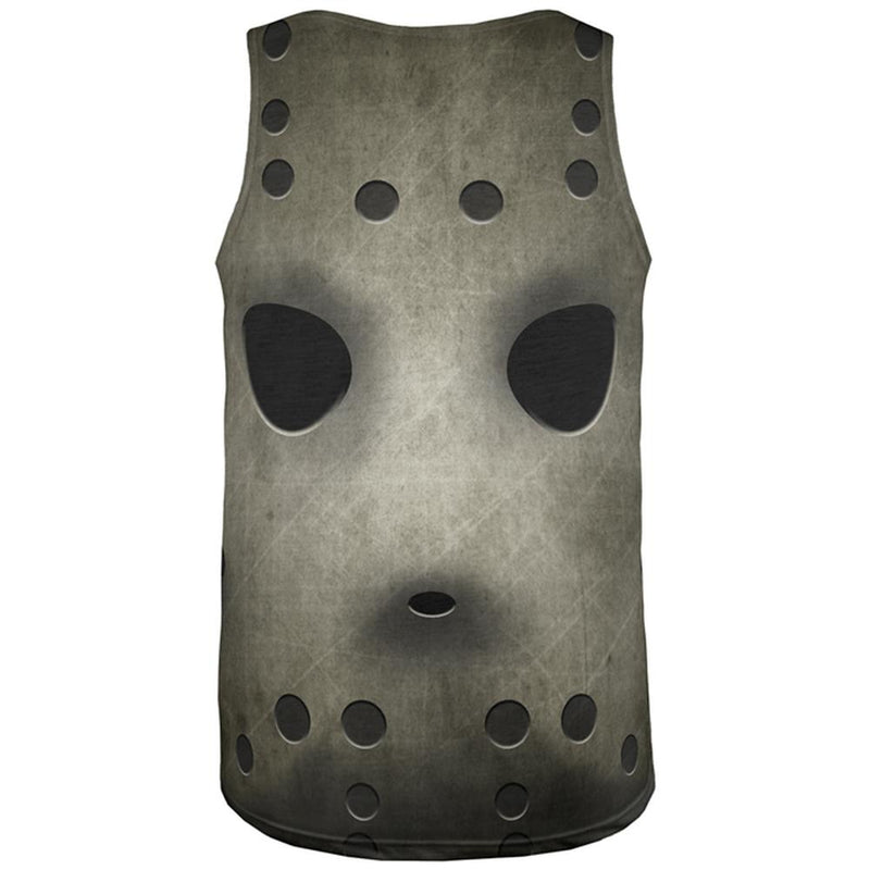 Halloween Horror Movie Hockey Mask Costume All Over Mens Tank Top Men's Tank Tops Old Glory   