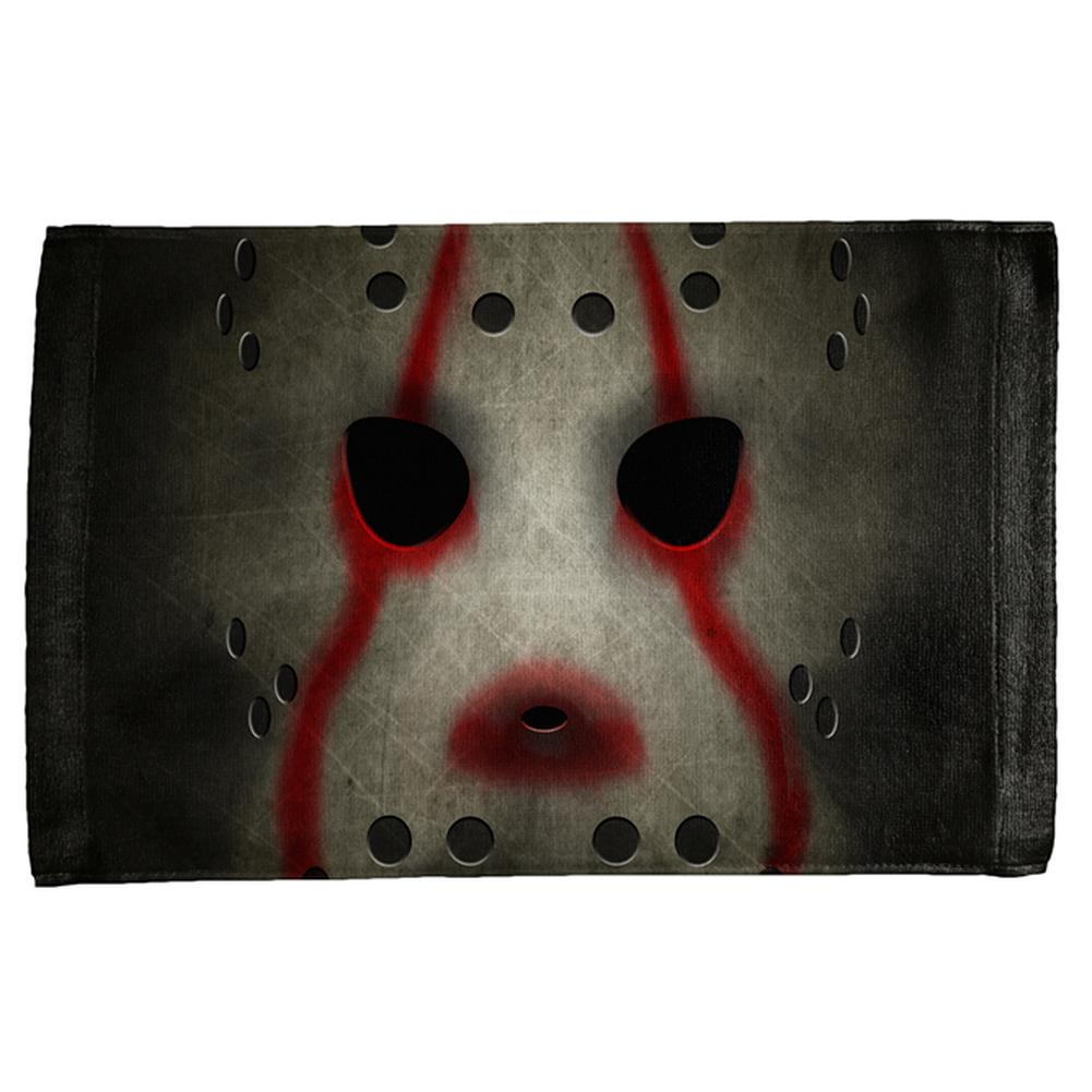 Halloween Horror Movie Hockey Mask All Over Hand Towel Hand Towel Old Glory OS Multi 