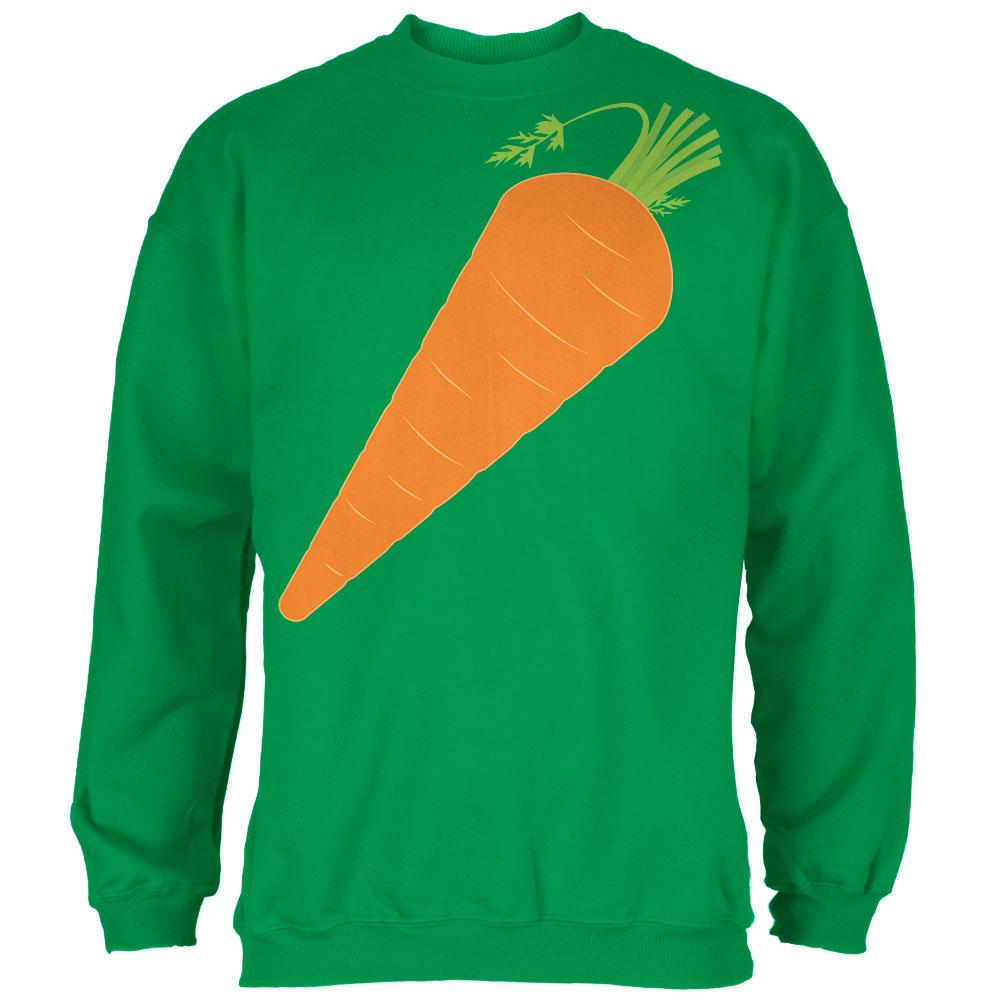 Halloween Vegetable Carrot Costume Mens Sweatshirt Men's Sweatshirts Old Glory 2XL Irish Green 