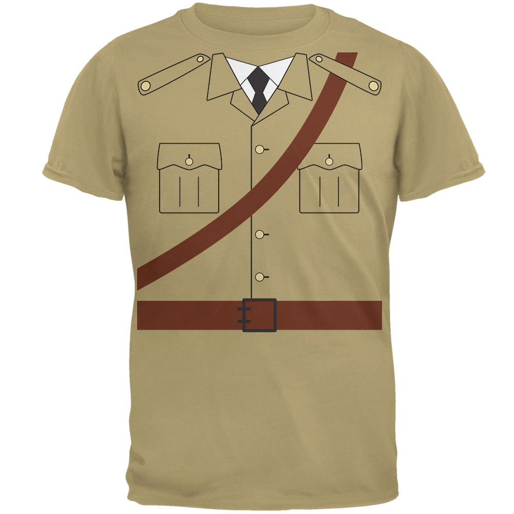 Halloween Safari Explorer Dr. Livingstone Costume Mens T Shirt Men's T-Shirts Old Glory LG Tan 