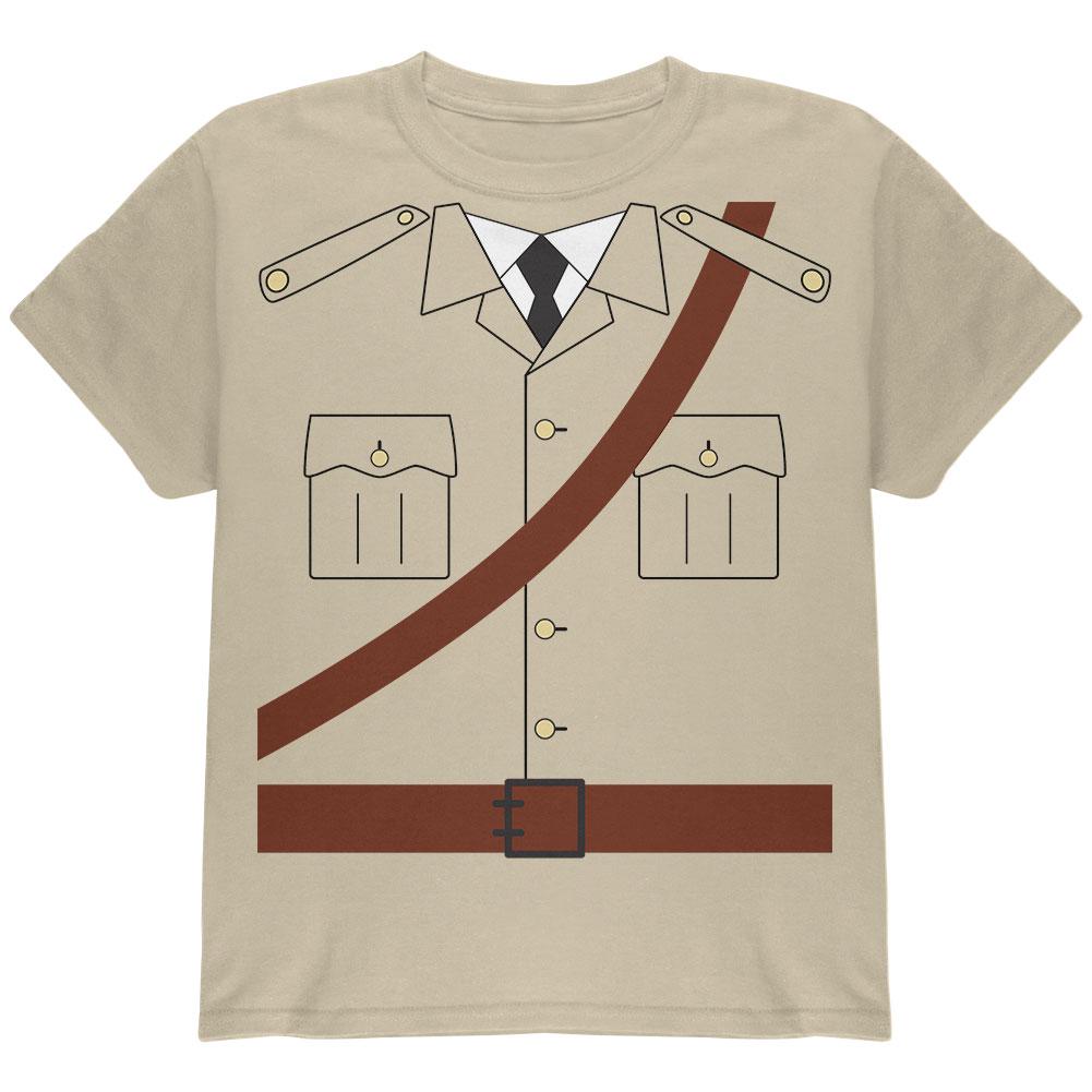 Halloween Safari Explorer Dr. Livingstone Costume Youth T Shirt Youth T-Shirts Old Glory LG Sand 