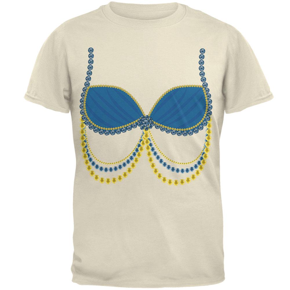 Halloween Arabian Belly Dancer Blue Costume Mens T Shirt Men's T-Shirts Old Glory 2XL Natural 