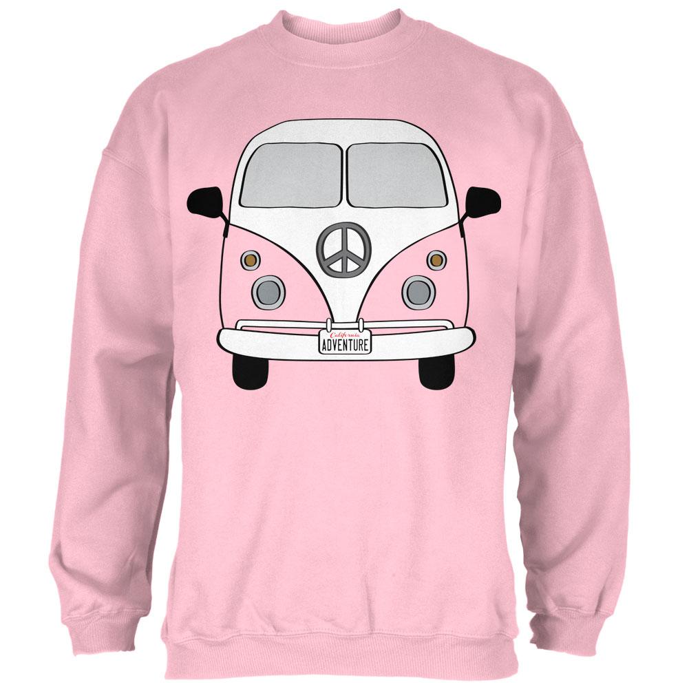 Halloween Travel Bus Costume Camper Adventure Mens Sweatshirt Men's Sweatshirts Old Glory 2XL Light Pink 