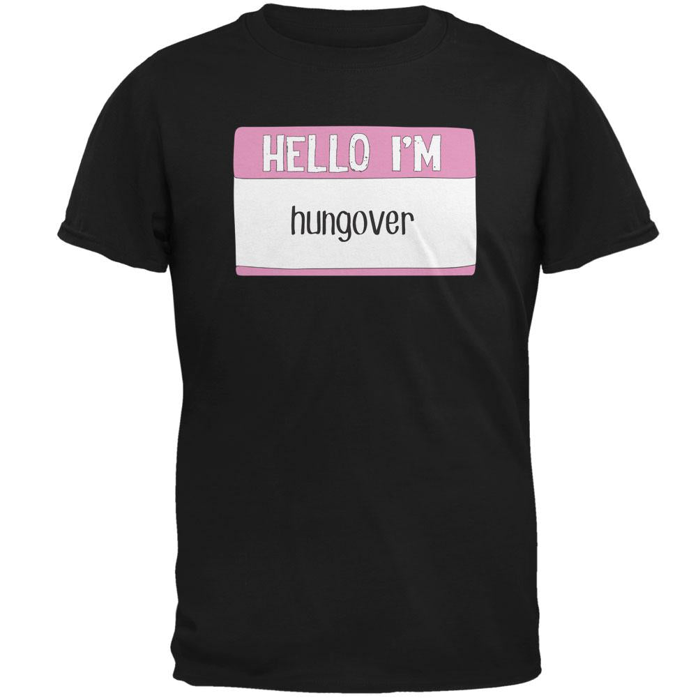 Halloween Hello I'm Hungover Mens T Shirt Men's T-Shirts Old Glory 2XL Black 