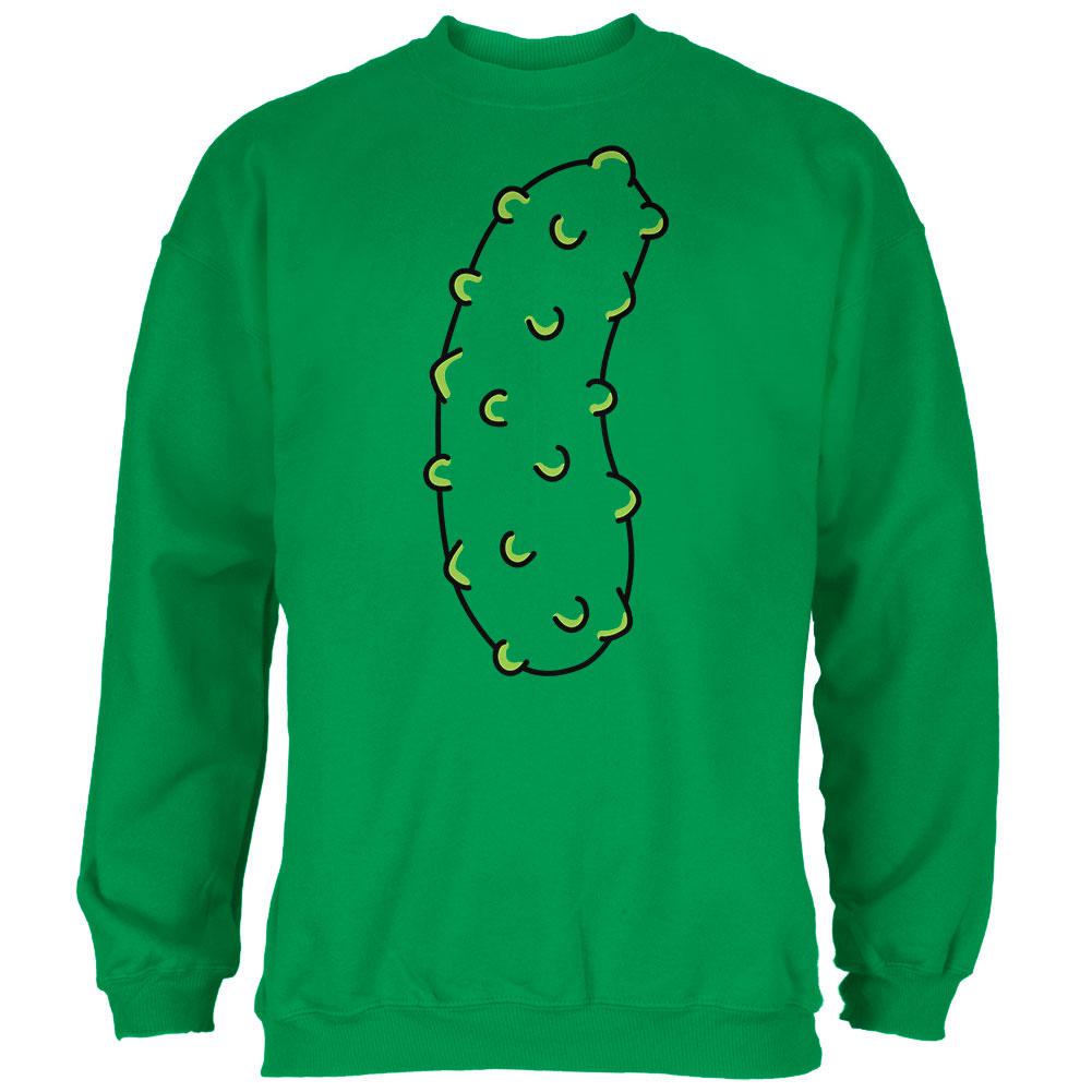 Halloween Vegetable Pickle Costume Mens Sweatshirt Men's Sweatshirts Old Glory 2XL Irish Green 