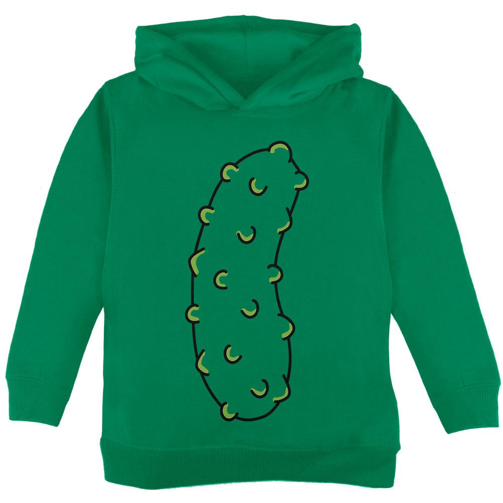 Halloween Vegetable Pickle Costume Toddler Hoodie Toddler Hoodies Old Glory 2T Green 