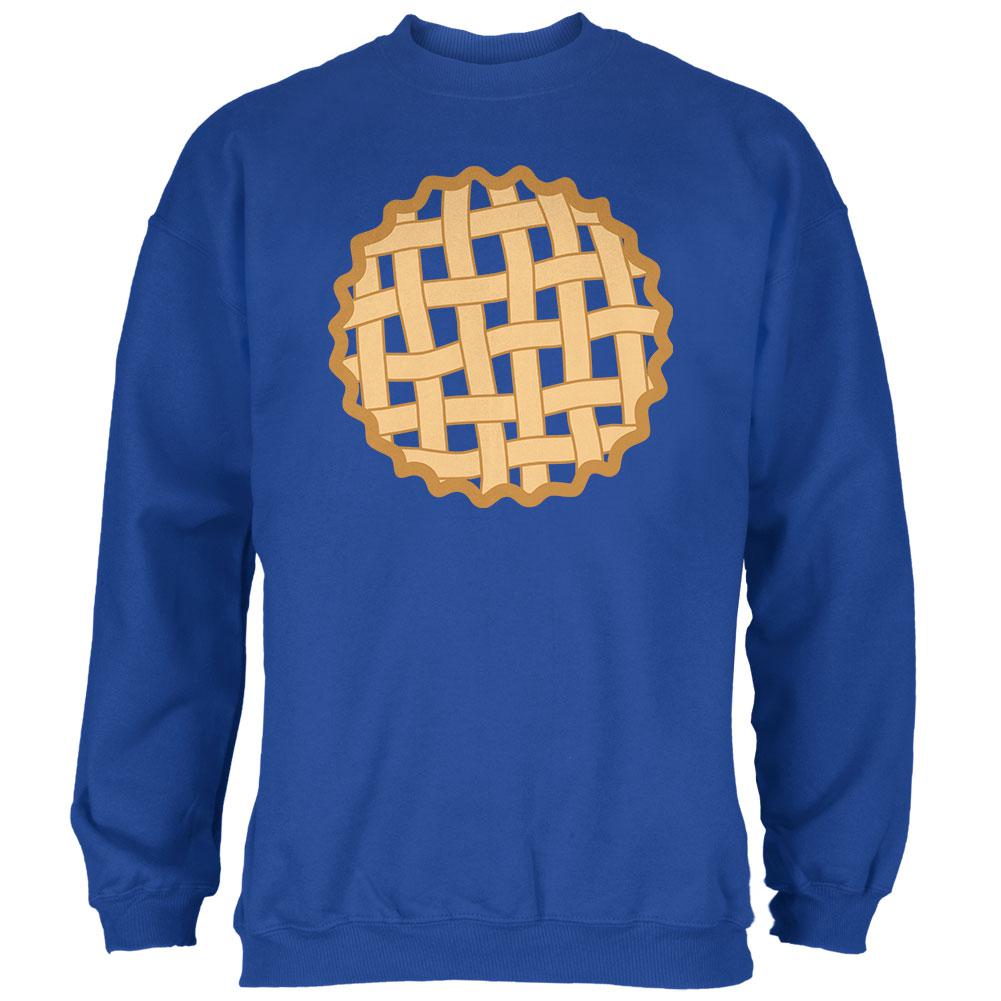 Halloween Lattice Pie Costume Blueberry Mens Sweatshirt Men's Sweatshirts Old Glory 2XL Royal 