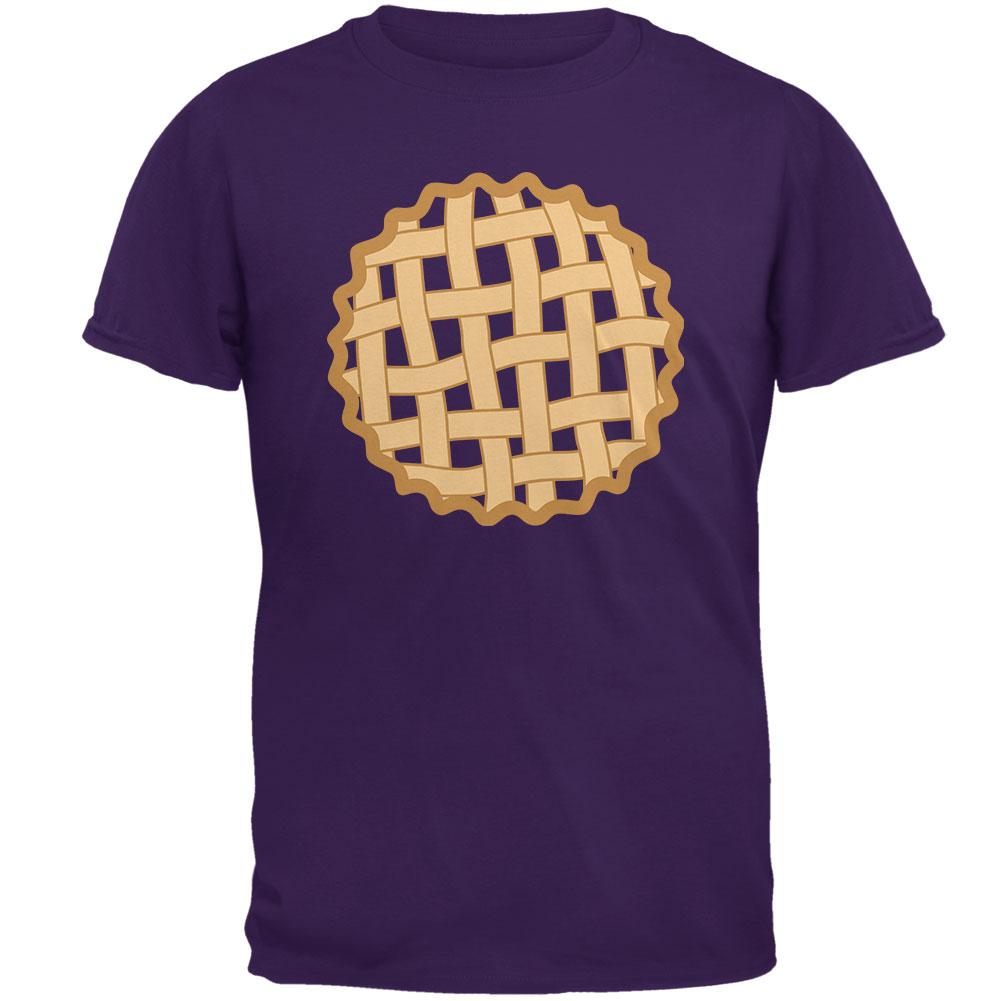 Halloween Lattice Pie Costume Grape Mens T Shirt Men's T-Shirts Old Glory 2XL Purple 