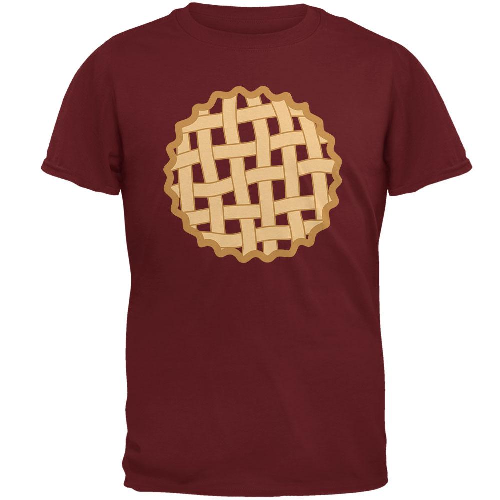 Halloween Lattice Pie Costume Strawberry Cherry Mens T Shirt Men's T-Shirts Old Glory 2XL Garnet Red 