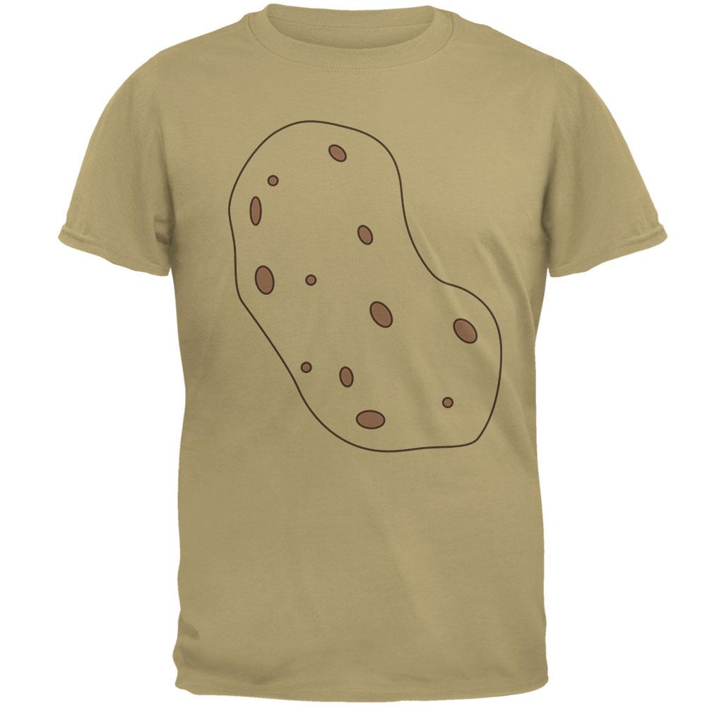 Halloween Vegetable I'm a Potato Costume Mens T Shirt Men's T-Shirts Old Glory 2XL Tan 