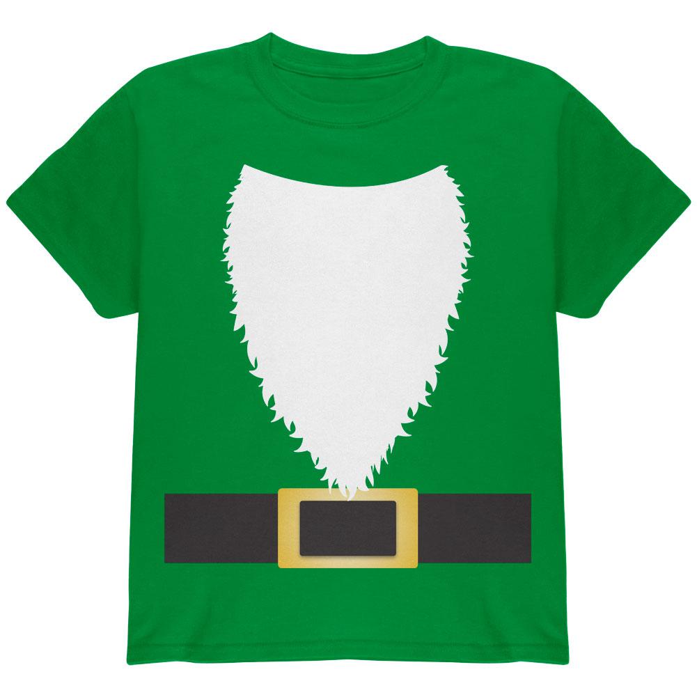 Halloween Lawn Gnome Costume Green Youth T Shirt Youth T-Shirts Old Glory LG Irish Green 