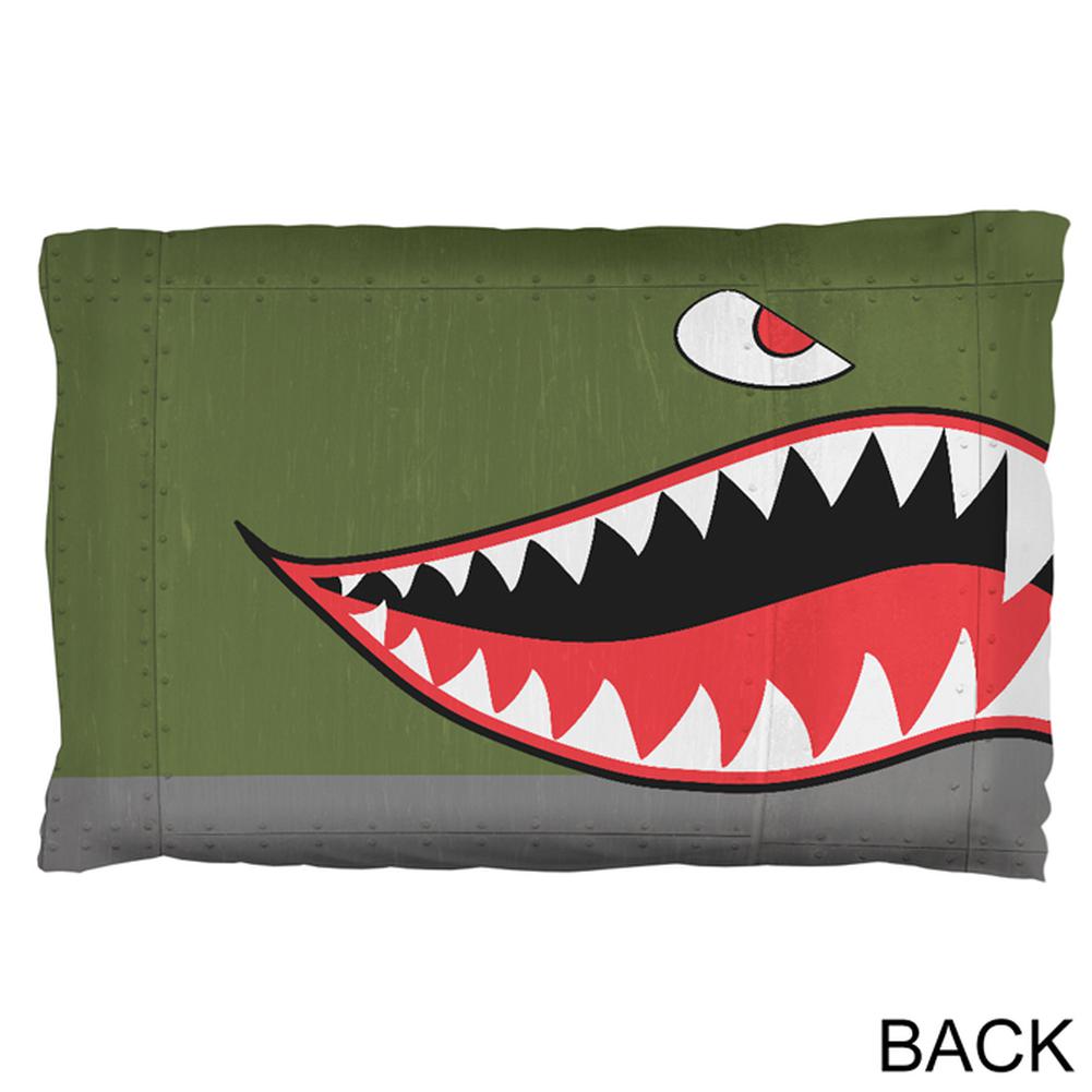 Halloween WWII Flying Tiger Fighter Shark Nose Art Pillow Case Pillowcases Old Glory   