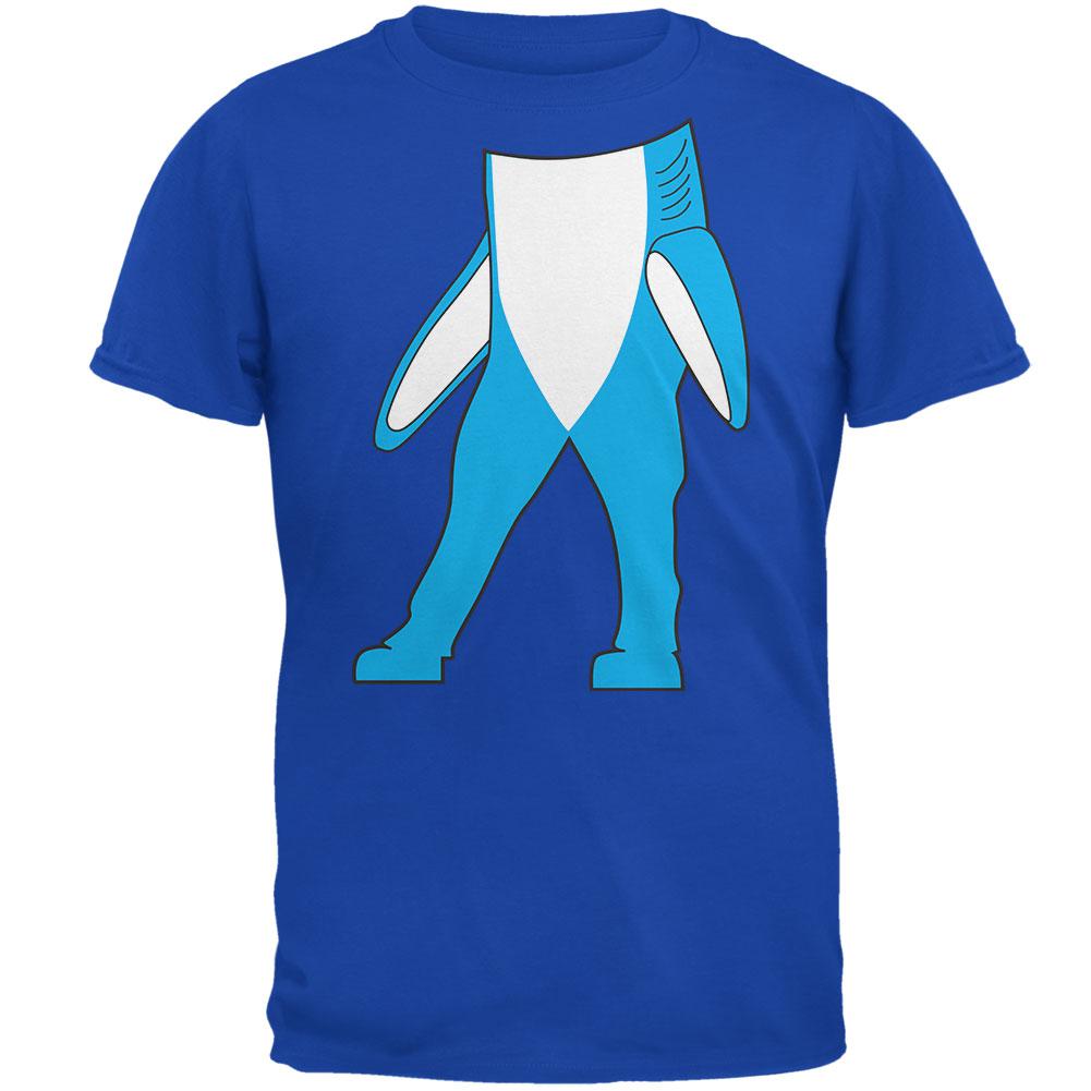 Halloween Left Shark Body Costume Mens Soft T Shirt Men's T-Shirts Old Glory 2XL Royal 