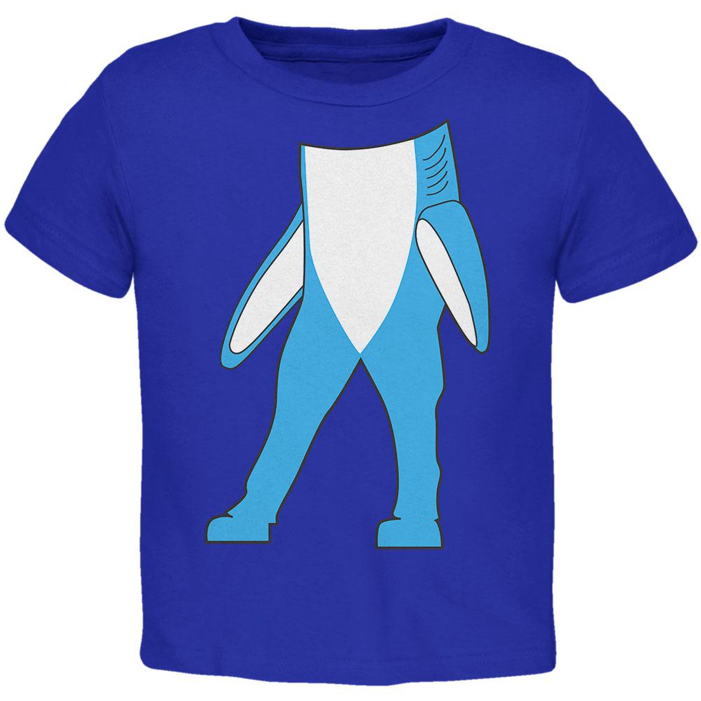 Halloween Left Shark Body Costume Toddler T Shirt Toddler T-Shirts Old Glory 2T Royal 