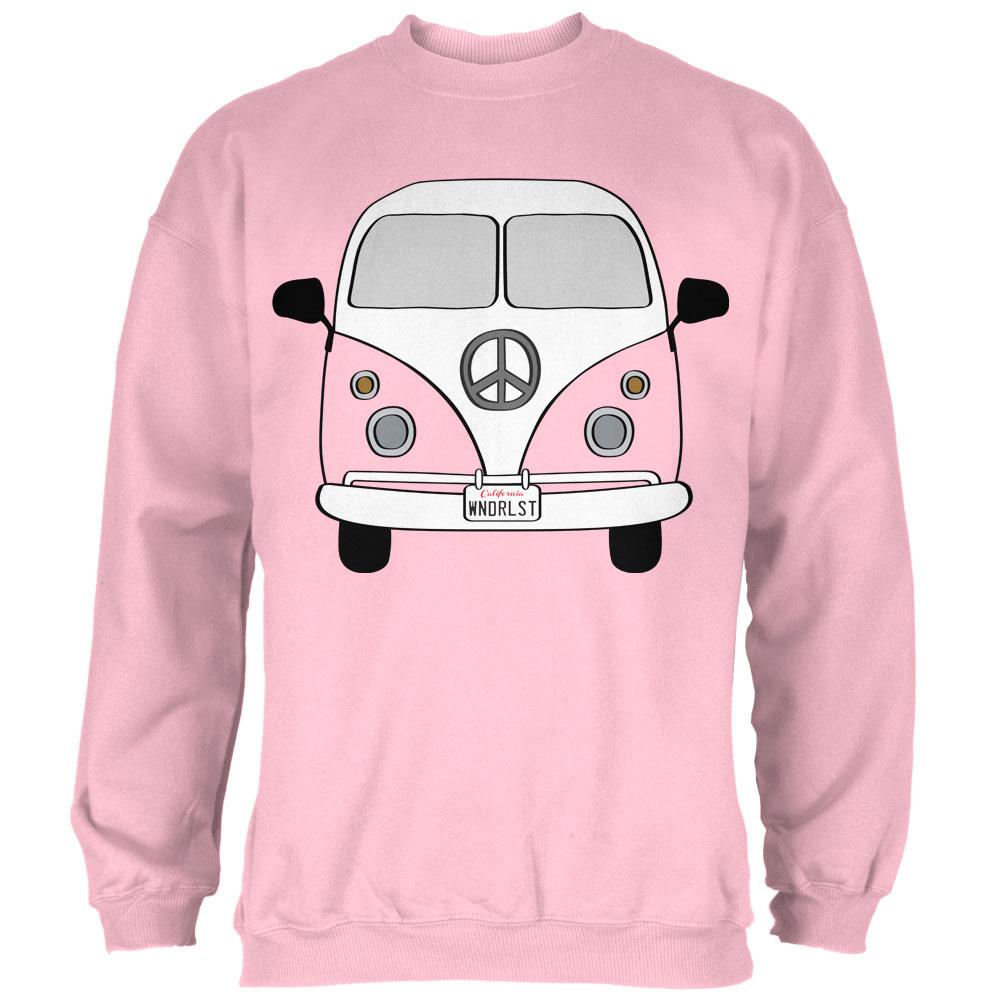 Halloween Travel Bus Costume Camper Wanderlust Mens Sweatshirt Men's Sweatshirts Old Glory 2XL Light Pink 