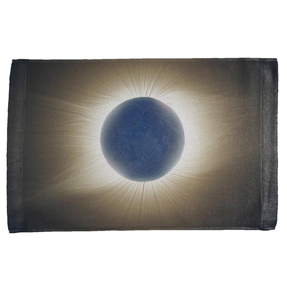 Crown of the Sun Solar Eclipse 2017 All Over Hand Towel Hand Towel Old Glory OS Multi 