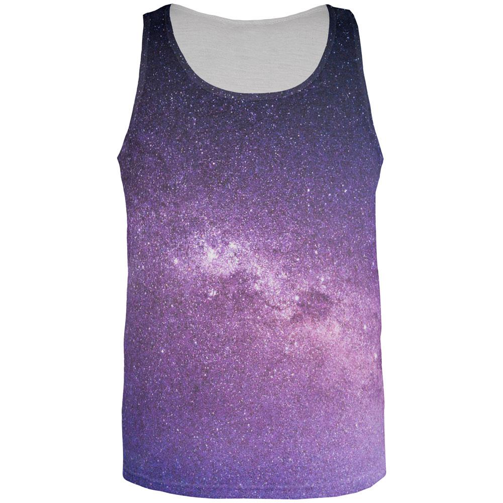 Halloween Galaxy Space Stars All Over Mens Tank Top Men's Tank Tops Old Glory 2XL Multi 