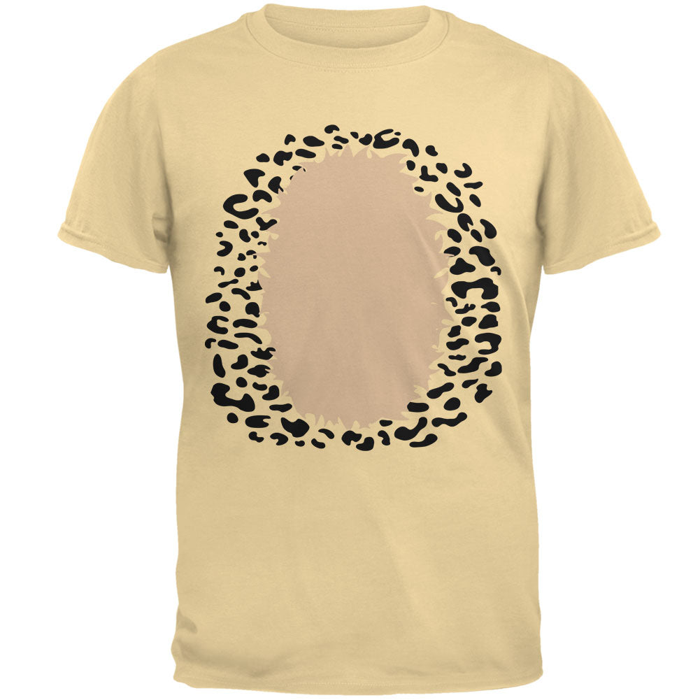 Halloween Cheetah Costume Mens T Shirt Men's T-Shirts Old Glory 2XL Yellow 