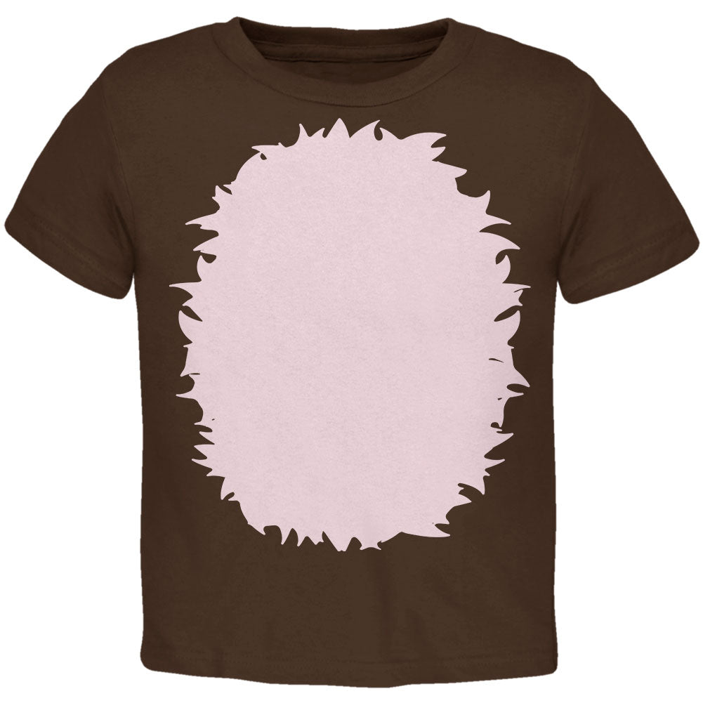 Halloween Costume Porcupine Hedgehog Costume Toddler T Shirt Toddler T-Shirts Old Glory 2T Brown 