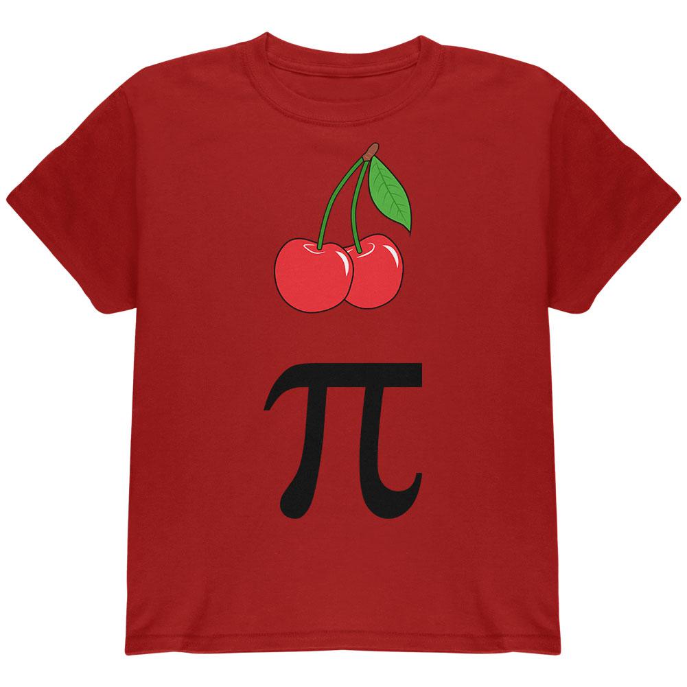 Halloween Math Pi Costume Cherry Day Youth T Shirt Youth T-Shirts Old Glory LG Red 