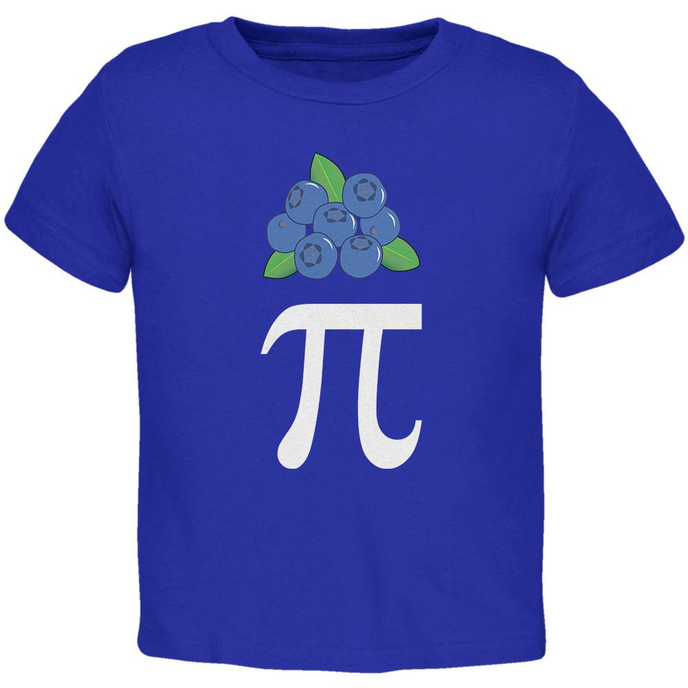 Halloween Math Pi Costume Blueberry Day Toddler T Shirt Toddler T-Shirts Old Glory 2T Royal 