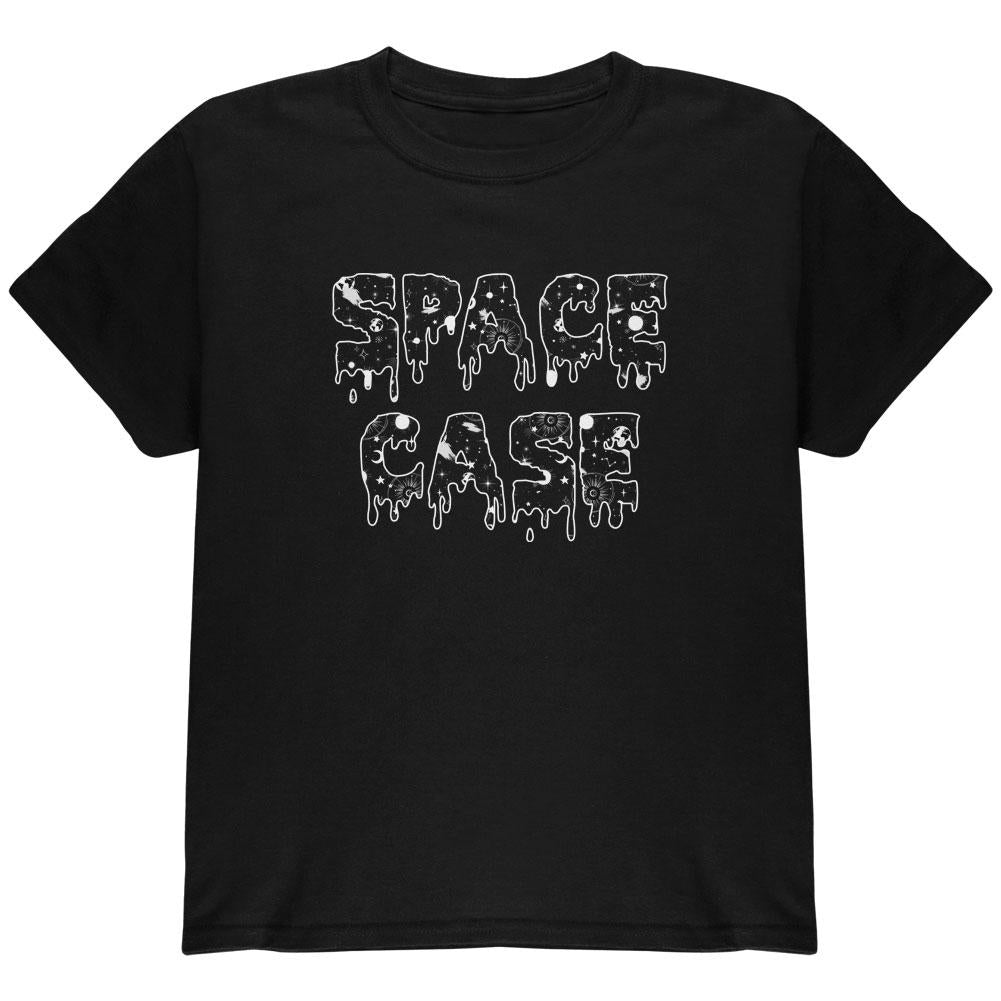 Halloween Space Case Galaxy Youth T Shirt Youth T-Shirts Old Glory LG Black 