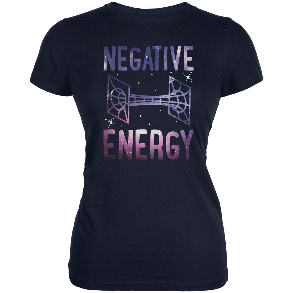 Halloween Science Negative Energy Wormhole Physics Costume Juniors Soft T Shirt Juniors T-Shirts Old Glory 2XL Navy 