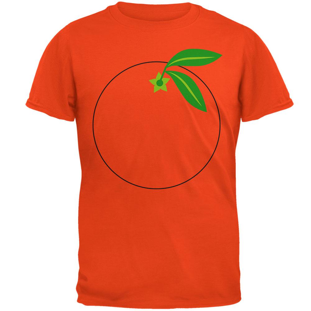 Halloween Fruit Orange Costume Mens T Shirt Men's T-Shirts Old Glory 2XL Orange 