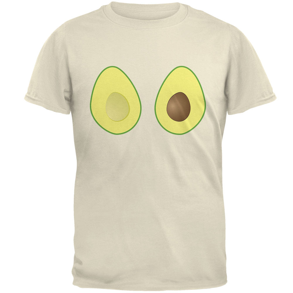 Avocado Boobs Mens T Shirt Men's T-Shirts Old Glory 2XL Natural 